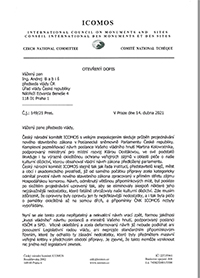 Otevřený dopis ČNK ICOMOS předsedovi vlády ČR ve věci stavebního zákona