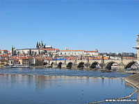Karlův most, Malá Strana a Pražský hrad