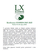 Pozvánka na konferenci ICOMOS 1965–2025
