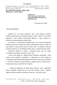 Dopis Václavu Klausovi
